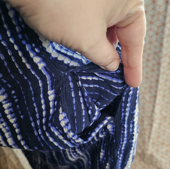 EUC Cap sleeve Eddie Bauer sz 16 knee length dress - Picture 8 of 10